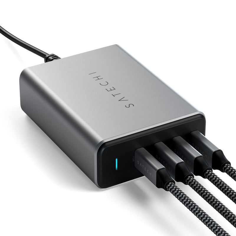 Satechi 165W USB-C 4-Port PD GaN Charger - Space Gray