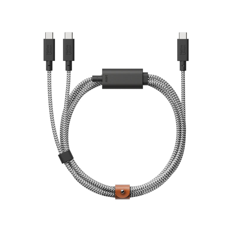 Native Union Belt USB-C to 2 USB-C 2M 140W Cable