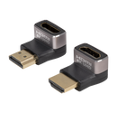 FURO 8K HDMI Adapter 90 degree M-F 2 Pack Up + Down 8K/60HZ 4K/120HZ
