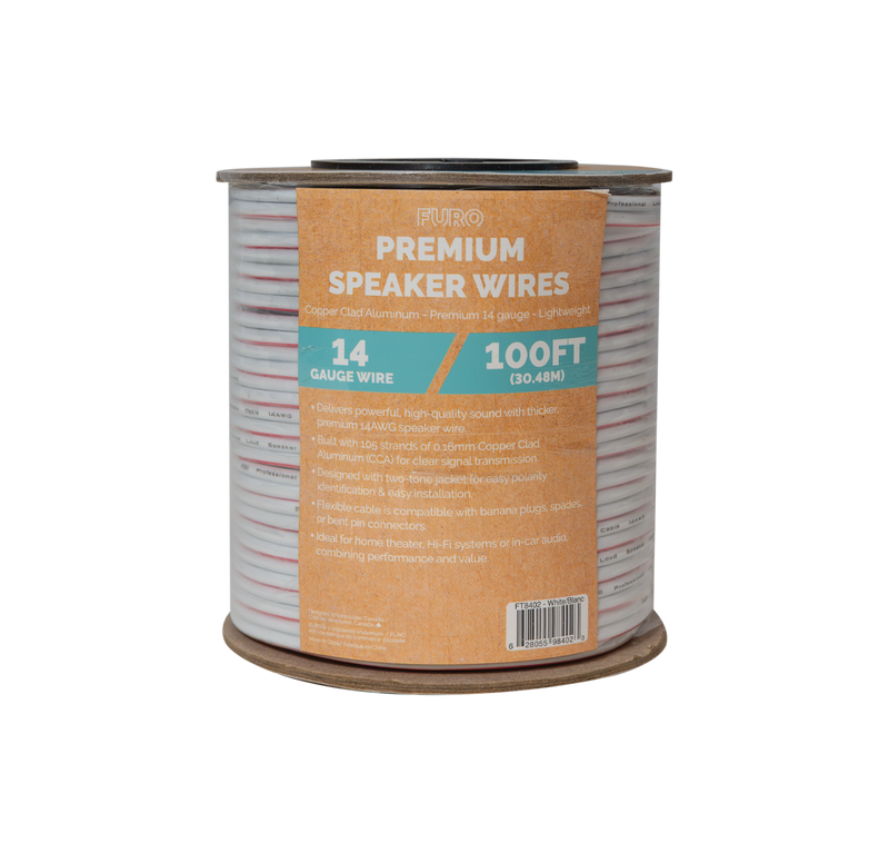 FURO Speaker Cable 14AWG  100ft