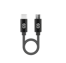 LOGiiX Sync & Charge Shortie 30cm USB-C to Micro USB - Black