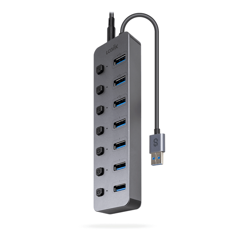 LOGiiX USB-A 7-Port Power Hub