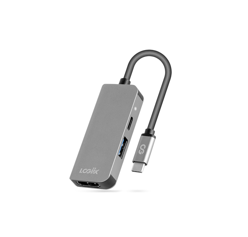 LOGiiX USB Type-C to Multiport Hub 3-in-1
