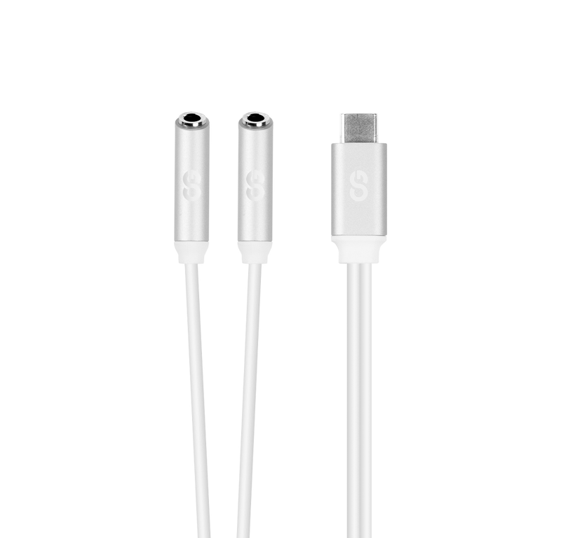 LOGiiX Sound Share Earphone Splitter USB-C to 2x Aux