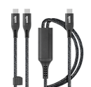 LOGiiX Piston Connect USB-C to 2x USB-C cable