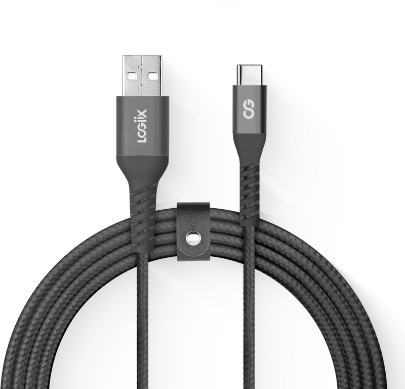 LOGiiX Vibrance Braid 1.2M USB-A to USB-C