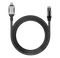 LOGiiX USB Type-C to Ethernet Braid 10ft Cable - Grey/Black