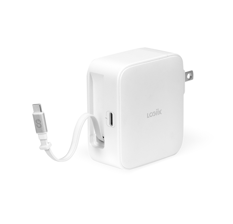 LOGiiX Power Plus 45W Connect with Built-in Cable and USB-C Port