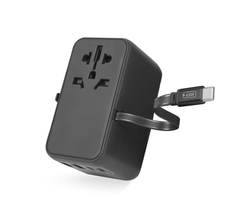LOGiiX World Traveler XL 65W with built-in cable
