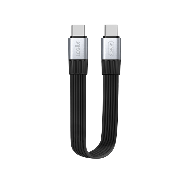 LOGiiX Flat Flex Pro 15cm USB-C to USB-C