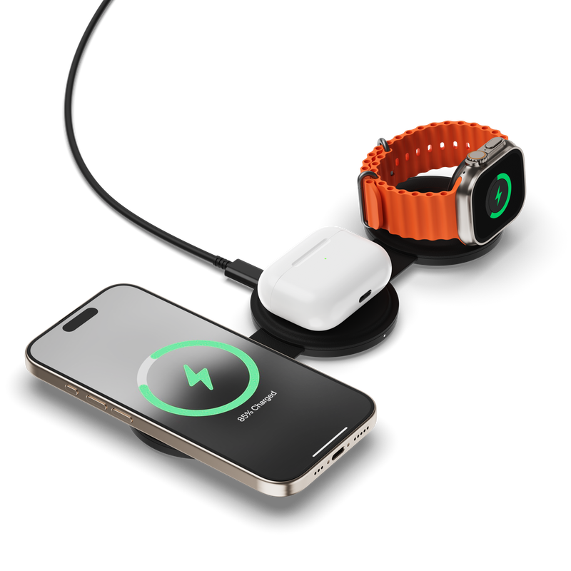 Satechi OntheGo™ 3-in-1 Wireless Charger
