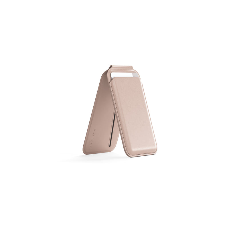 Satechi Vegan-Leather Magnetic Wallet Stand