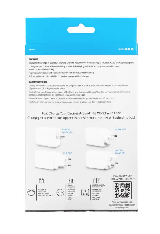 LOGiiX Power Plus 65 XL Travel Kit