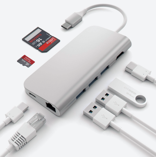 Satechi Multiport Adapter for Type-C Devices 4K Ethernet