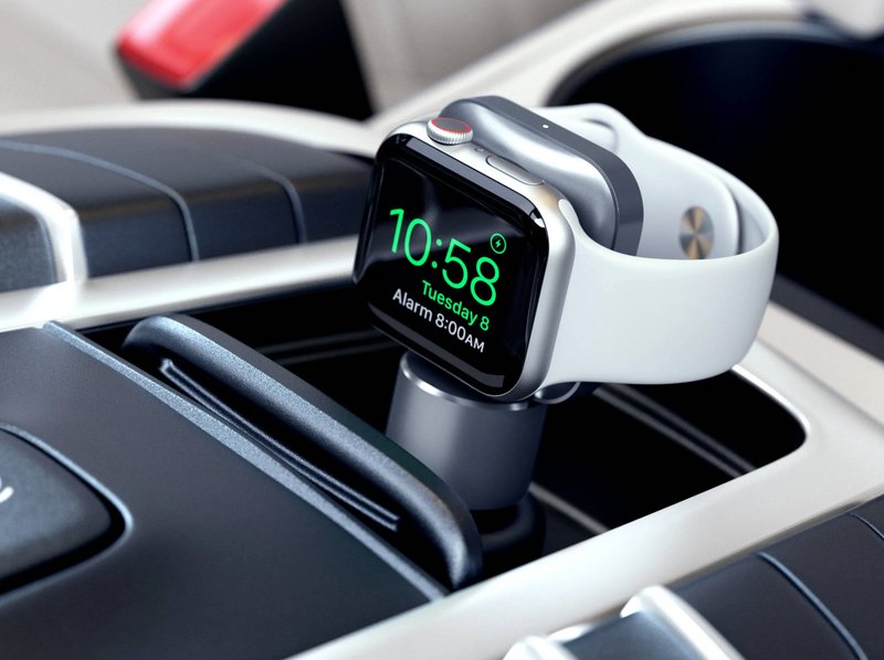 Satechi USB-C Magnetic Charging Dock for Apple Watch- Space Gray