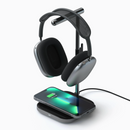 Satechi 2in1 Headphone Stand with Wireless Charger - Space Gray
