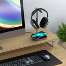 Satechi 2in1 Headphone Stand with Wireless Charger - Space Gray