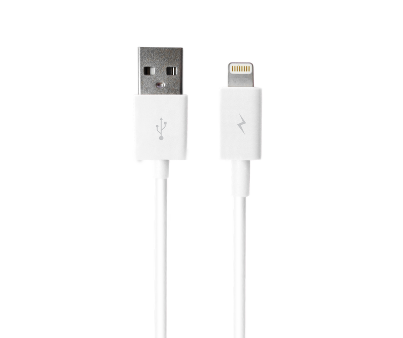 LOGiiX Sync & Charge Jolt Shortie 30cm USB-A to Lightning Cable - White