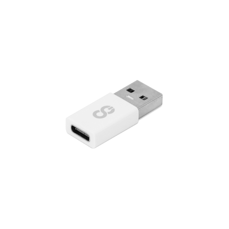 LOGiiX USB-A to USB-C Adapter 1 Pack - White
