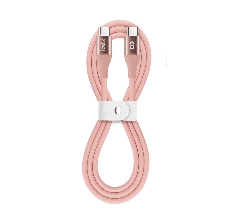 LOGiiX Vibrance Silicone Cable USB-C to USB-C