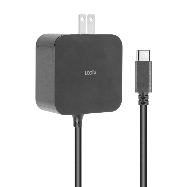 LOGiiX Power Cube SWITCH with 1.2M USB-C cable - Black