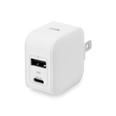 LOGiiX Power Plus 25W Duo USB-C + USB-A Wall Charger - White