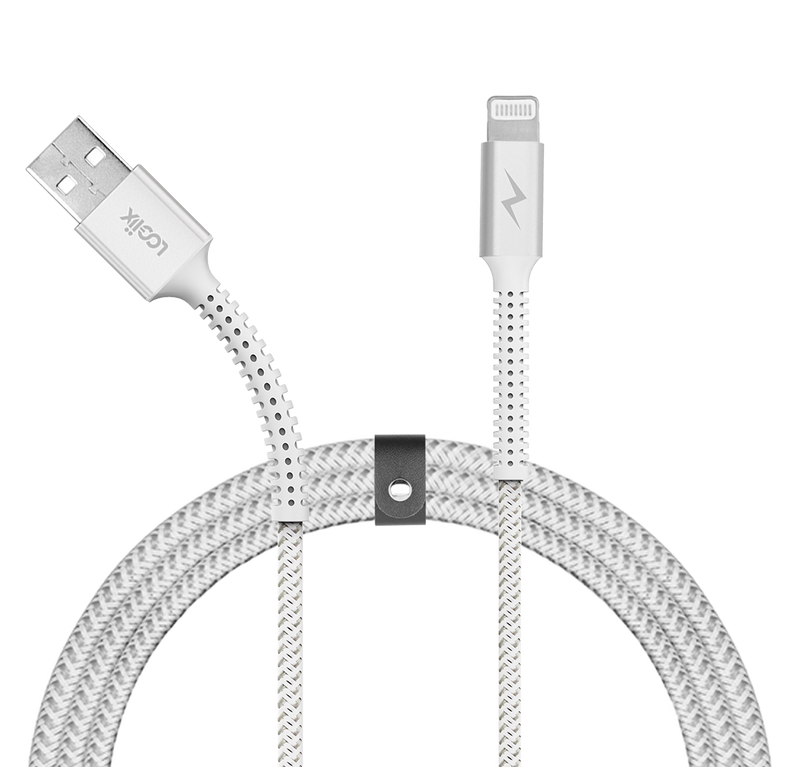 LOGiiX Piston Connect Armour+ 1.5M USB-A to Lightning - White