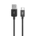 LOGiiX Sync & Charge 30cm USB-A to USB-C 2.0 - Black