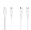 LOGiiX Sync & Charge 2 Pack 1.5M USB-C to USB-C and USB-C to Lightning
