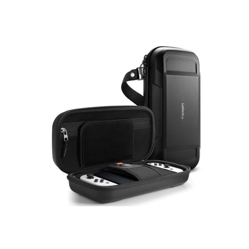Spigen Nintendo Switch (OLEDmodel) Rugged Pro Pouch - Black
