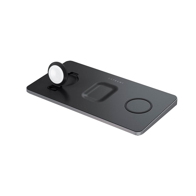 Satechi Trio Wireless Charging Pad- Space Gray