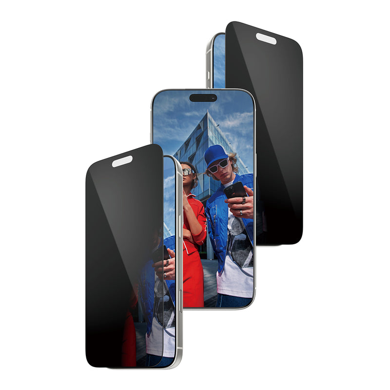 PanzerGlass UWF 2-Way  Privacy  Screen Protector iPhone w/EasyAligner