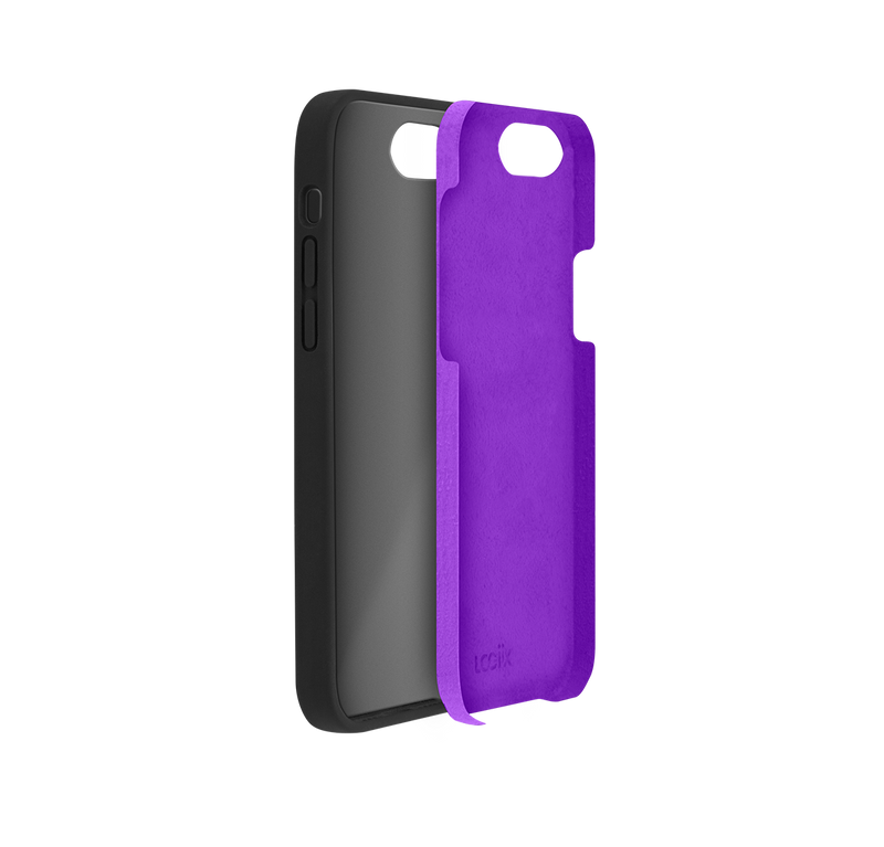 LOGiiX Silicone Case Vibrance for iPhone SE/8/7/6/6s - Black