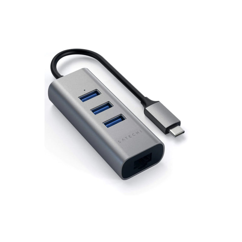 Satechi Type-C 2-in-1 USB Hub with Ethernet