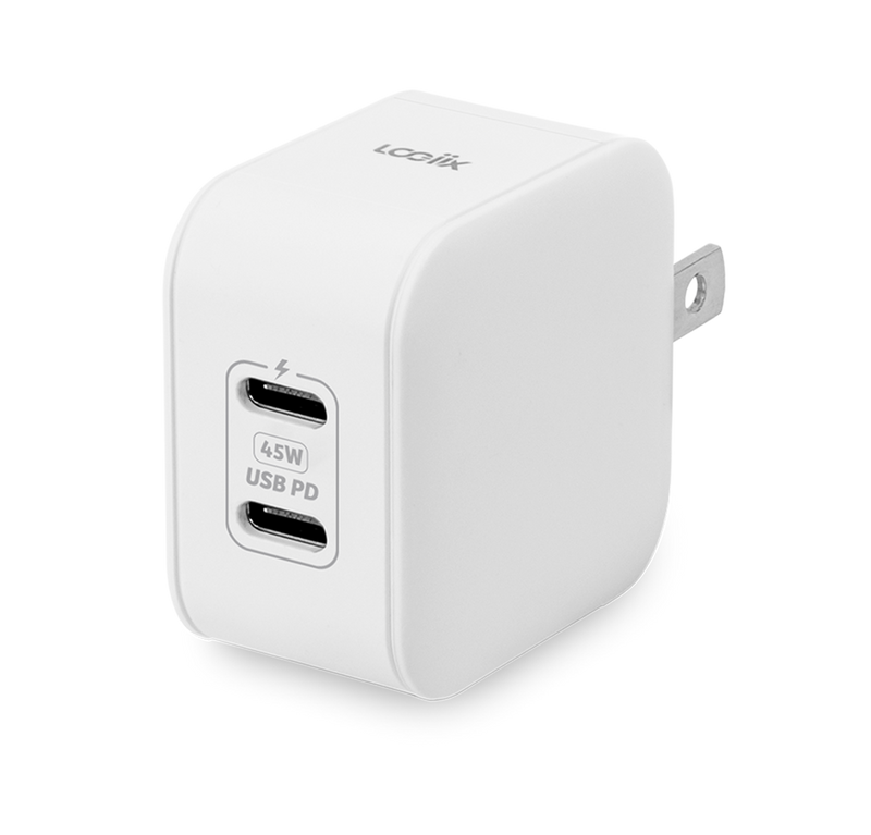 LOGiiX Power Plus 45W Duo USB-C Wall Charger