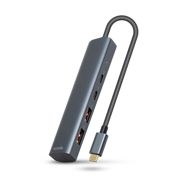 LOGiiX USB-C to Multiport Slim Hub 2x USB-A 2x USB-C