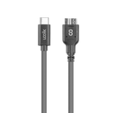 LOGiiX Sync & Charge 0.5M USB-C to Micro-B USB 3.0 - Black