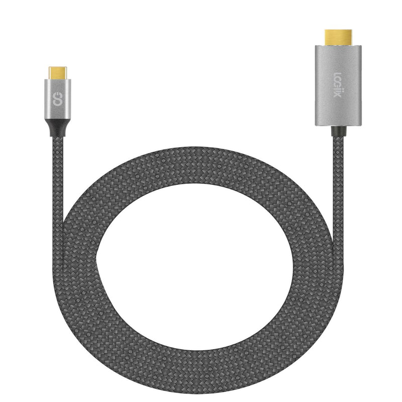 LOGiiX USB-C to HDMI Braid 3M (2020) Cable - Black