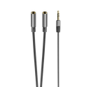 LOGiiX Sound Share XL 35CM Earphone Splitter - Graphite Grey