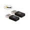 Scosche USB-A to USBC Adapter (2 Pack) - Black