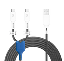 LOGiiX Split Gaming Cable XL USB-A to 2x USB-C