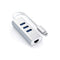 Satechi Type-C 2-in-1 USB Hub with Ethernet