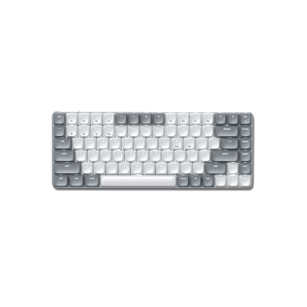 Satechi SM1 84キー ライトグレー/ホワイト Satechi SM1 Slim Mechanical Backlit Keyboard – Atlantia