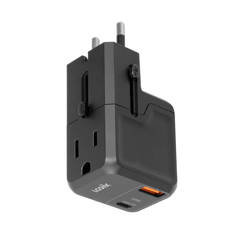 LOGiiX World Traveler Lite II 20W PD Travel Adapter