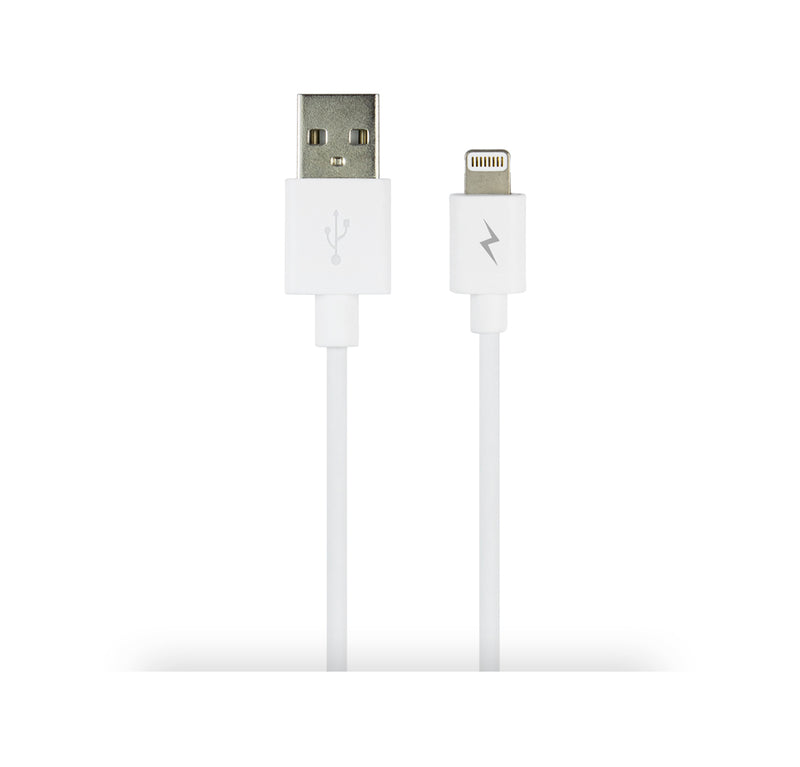 LOGiiX Sync & Charge Jolt 1.2M USB-A to Lightning Cable - White